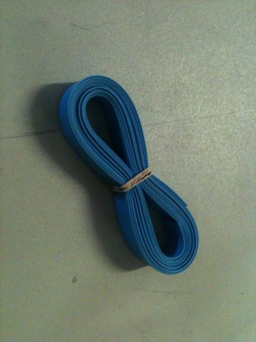 1/2&#034; id / 13mm thermosleeve blue polyolefin 2:1 heat shrink tubing - 50&#039; section for sale