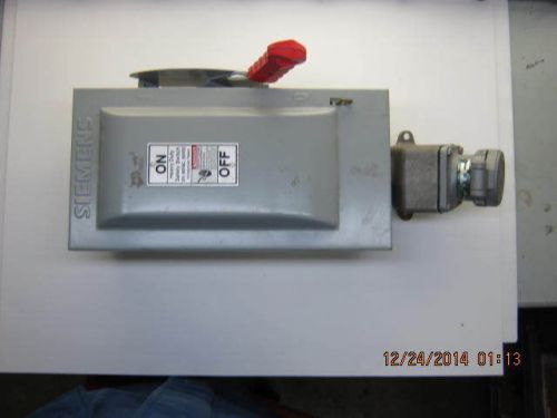 Siemans Safety Switch 660V Fusable w Appleton Connector