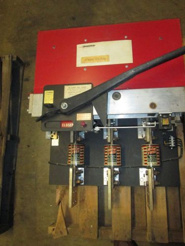 Qa2033et pringle switch, 480v shunt, black insulator, used e-ok for sale