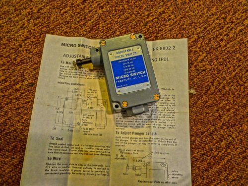Micro Switch Honeywell 1PD1 Adjustable Pulse Switch