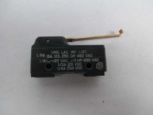 New micro switch bz-2rw84114 micro5 125/250/480v-ac 1/4hp 1/2a switch d371363 for sale