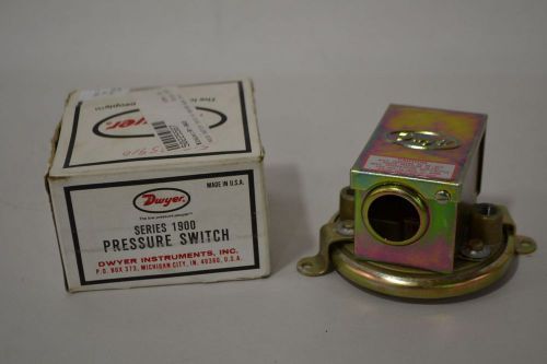 New dwyer 1910 10 pressure switch 480v-ac 1/4hp 15a amp d323127 for sale