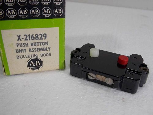 NEW OLD STOCK Allen Bradley x-216829 push button assembly