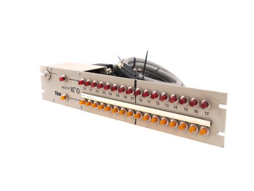 T-Bar 5102-4L Master XGO Industrial 1U-Rackmount 18-CH Switching Panel w/Key