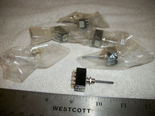 Lot of mini (mom)on/off/on(mom) 4pdt toggle switches! a for sale