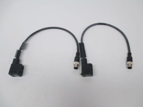 Lot 2 new ifm efector e11431 jumper cable m12 24v ac/dc d254744 for sale