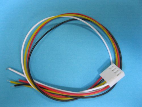 100 pcs 2510 pitch 2.54mm 4 pin female connector with 26awg 300mm leads cable for sale