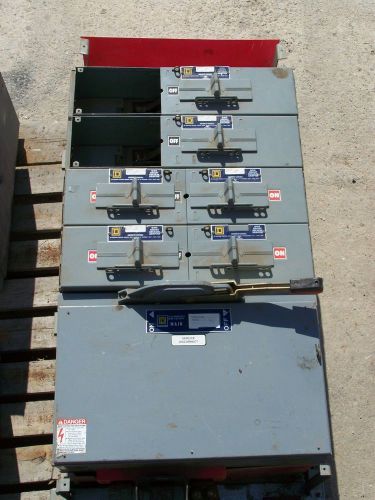 Square D QMB Panel Board with QMB326MW 600 Amp 240V Main &amp; QMB-FAW / QMB-KAW