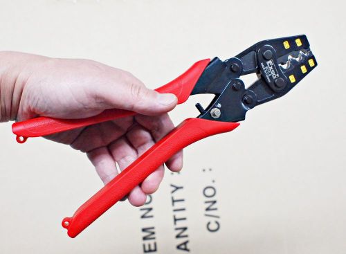 NEW EXSO ECT-8 Ratchet Terminal Crimping Crimper Pliers Tool AWG 22-8 0.5-10mm