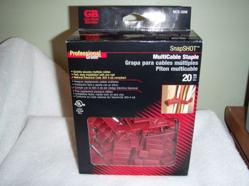 20 gardner bender multicable staples snapshot nm/coax/data gb instruments for sale