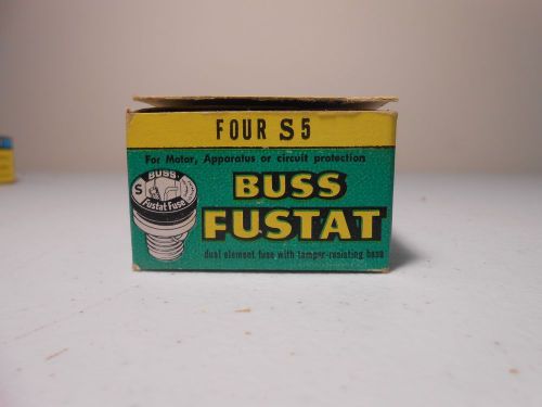 Lot of (4) Buss Fustat Dual Element Time Delay S 5