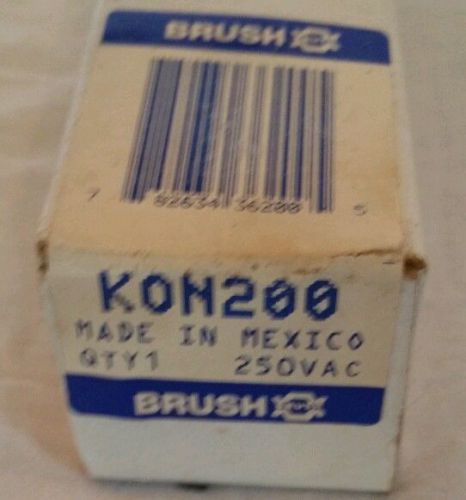 Brush kon200 one-time class k5 fuse 200a 250v new ready to ship for sale