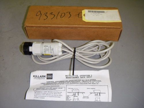 Killark Stahl 8013 Series 24VAC Indicating Lamp PN: 8013/22-2-93 3M Lead