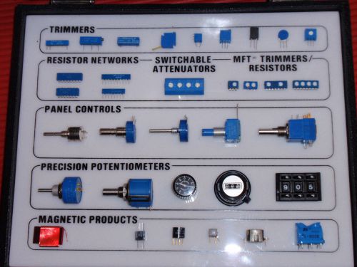 Bourns inc. display  or salesman&#039;s case precision electrical products