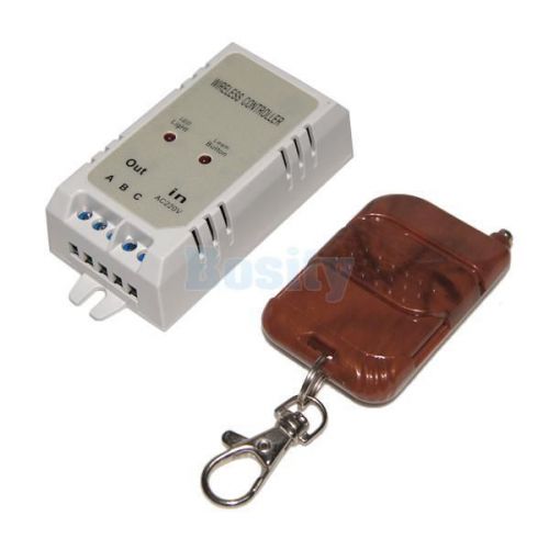 Fixed code two channel 315mhz receiver + transmitter 200m rf door remote control for sale