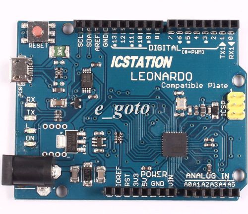 Icsj002a leonardo r3 atmega32u4 board micro usb compatible arduino leonardo for sale
