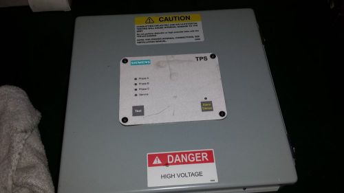 Siemens, TPS, Transient Protection System, Model: TPS-E12-240, Volts 480/277 Y