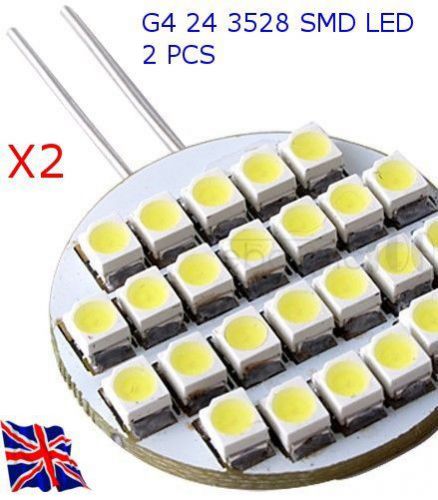 G4 24 3528-smd led lamp dc 12v - arduino - raspberry pi - pic etc. two pieces for sale