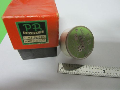 Vintage pr quartz crystal peterson + original box frequency control radio bin#8c for sale