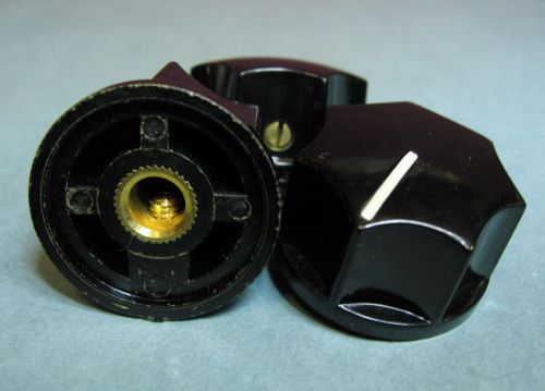 6 - Pieces Raytheon  Knob 1-1/8&#034; Diameter