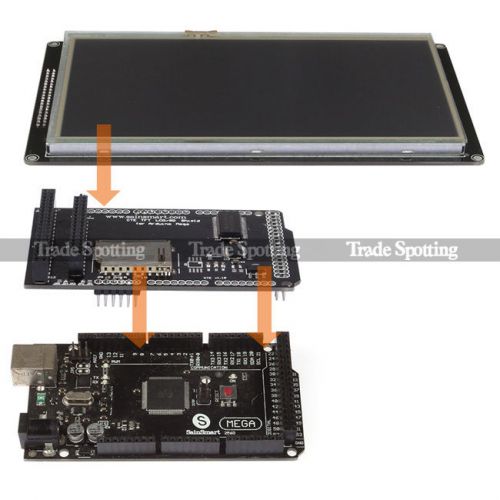 SainSmart Mega2560 R3 + 7&#034; 7 Inch TFT LCD Shield + TFT LCD Shield For Arduino