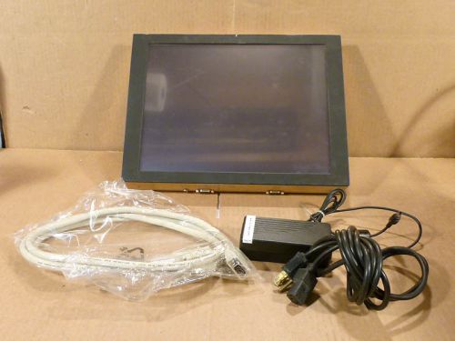 3m microtouch 15&#034; color touch screen monitor 41-9568-94-00 with power supply for sale