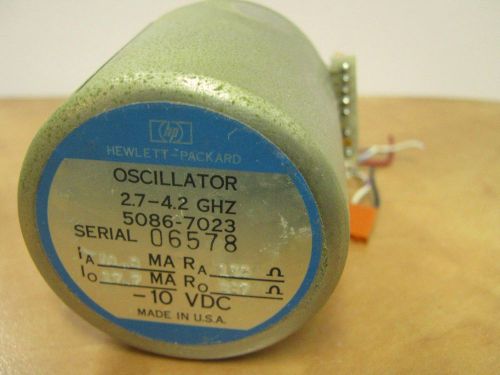 Hp/agilent 5086-7023 rf yig oscillator  2.7 - 4.2 ghz for sale