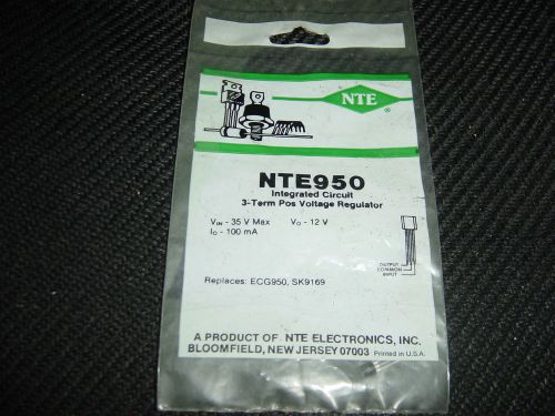 NEW NTE950 VOLTAGE REGULATOR TO92 ECG950