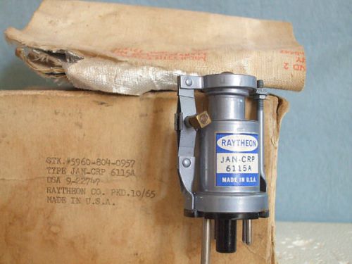 1-(nos) 1965 raytheon jan-crp 6115a  tube for sale