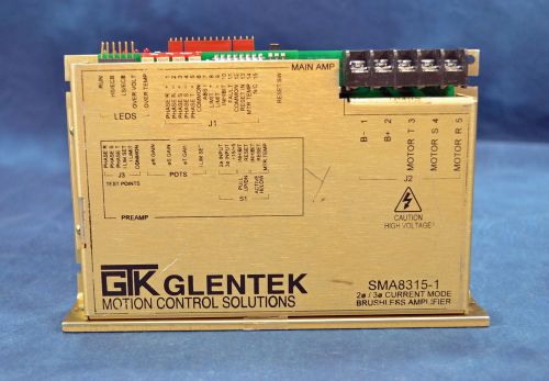 Glentek SMA7115-206-007F-1 Motion Control Brushless Amplifier 2?/3? Current Mode