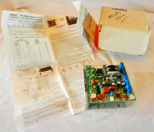 DC Motor Speed Control KBLC-240DS / SI-5 (3843) KB Electronics