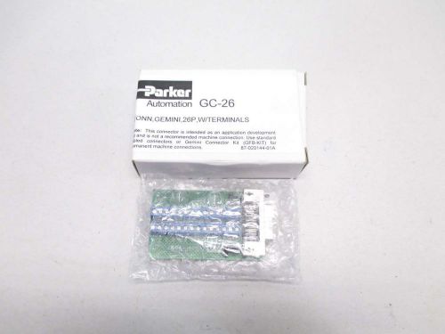 New parker gc-26 26 pole connector servo drive d439359 for sale