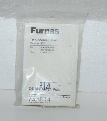 Furnas 75af14 replacement part contact kit innova series size 00 thru 1 3/4 for sale