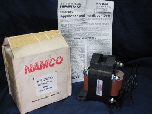 Namco electrical solenoid eb700-60150  480/60-cl-h-h-frc-pull-base-nglx nos l@@k for sale