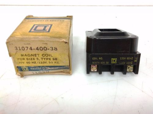 Square D Size 3 Magnet Coil 120 Volts 31074-400-38 Type SE