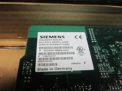 Siemens Sinumerik 840D  NCU   6FC5357-0BB34-0AE1    6FC53570BB340AE1