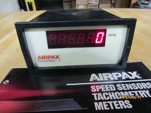 Airpax Tachtrol 2 Digital Tachometer Panel Meter Model # T77220-1-201