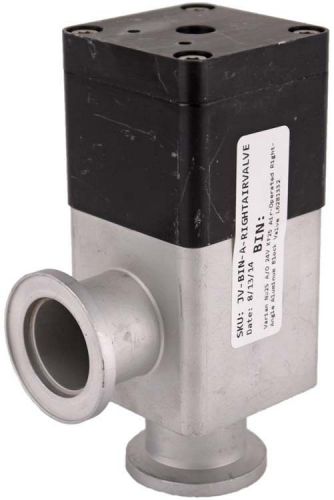 Varian nw25 a/o 24v kf25 air-operated right-angle aluminum block valve l6281332 for sale