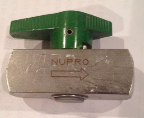 Nupro ss-4p4t4 valve 1/4 turn - no reserve!!! for sale