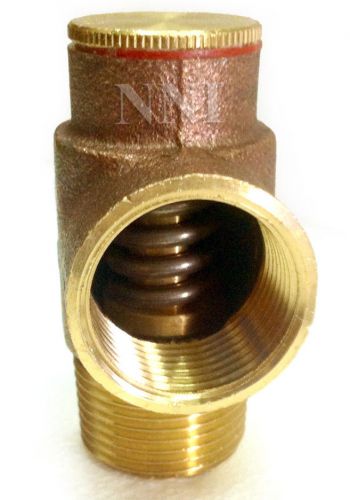 3/4&#034; pressure relief valve 175 psi 3/4&#034;male npt x 3/4&#034; female npt- bpr075 for sale