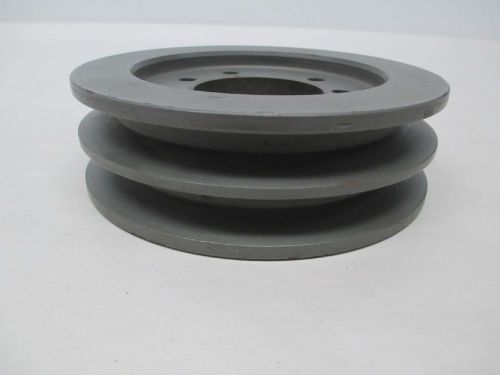 New tb woods 5.4x2bsds v-belt pulley 2 groove 2-1/8in bore sheave d332934 for sale