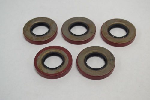 Lot 5 new national 471818 1-1/4x2-7/16x3/8in shaft oil seal b264476 for sale