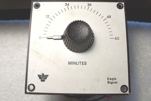 &#034;Eagle Signal&#034; One hour timer   120v 60hz   Removed from working equipment