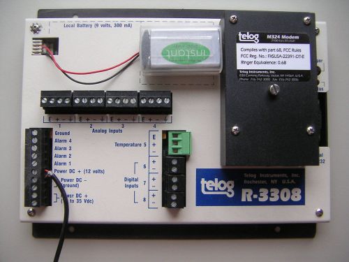 Telog Recorder Model 3308 Multi Channel Paperless Recorder, 8-Channels