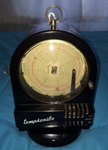 WORKING Bacharach TempScribe Vintage Indoor Temperature Recorder