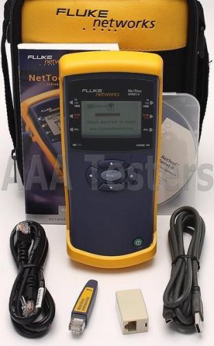 Fluke networks nettool 10/100/1000 series ii inline network tester nts2-voip-opt for sale