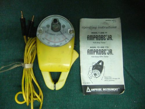 Vintage  Amprobe A.C. Volt Ammeter Clamp Meter Model Y25