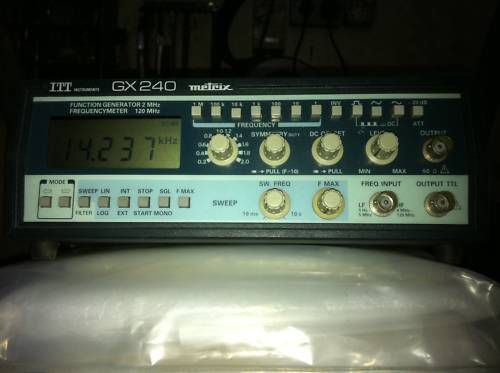 ITT GX240 Metrix Function Generator &amp; Frequency Meter
