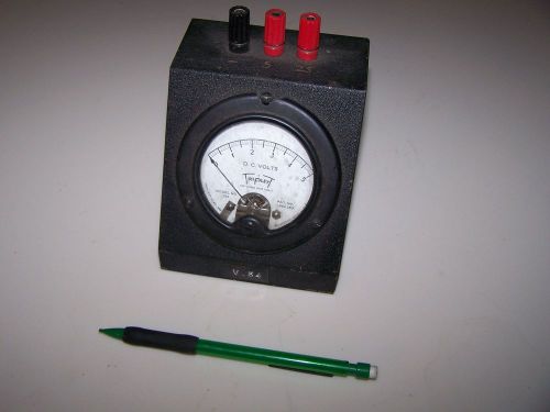 Triplett  DC Volt Meter 0 to 5 Volts  Model  321   -13