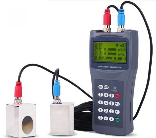 TDS-100H S1 Digital Handheld Ultrasonic Flow Meter/Flowmeter DN15-100